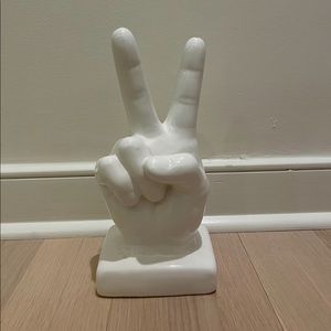 Peace Sign Sculpture